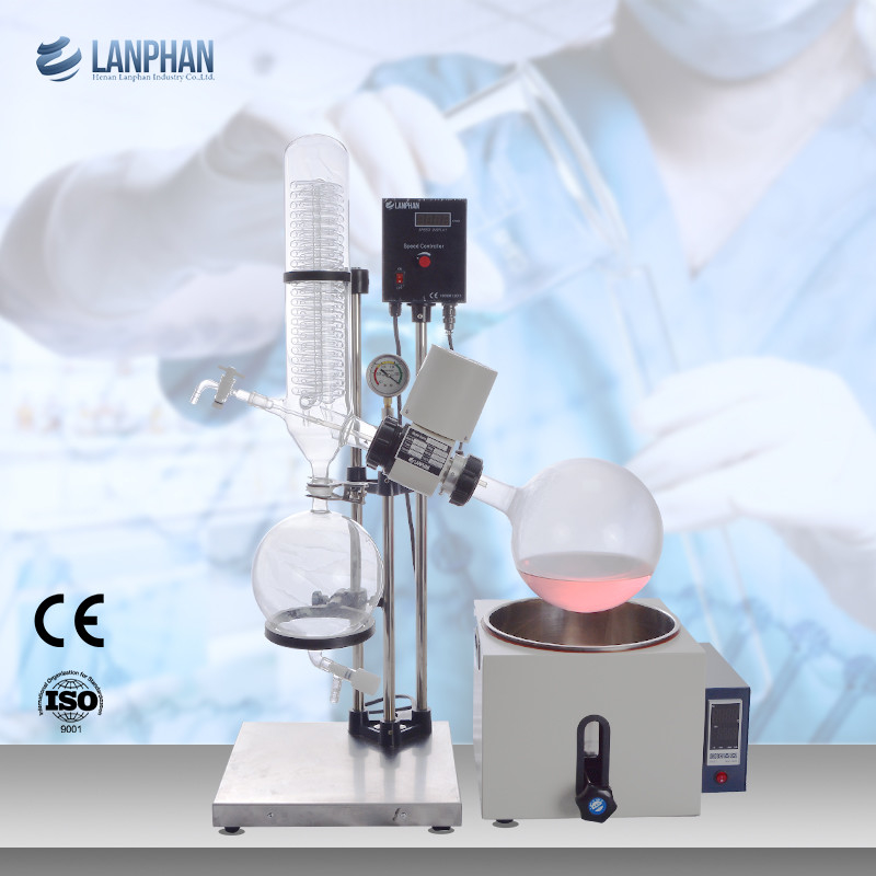 Lab Scale Laboratory เครื่องระเหยแบบหมุนสำหรับโรงงานนำร่อง 5L