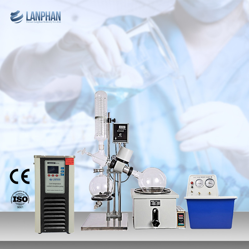 Lab Scale Laboratory เครื่องระเหยแบบหมุนสำหรับโรงงานนำร่อง 5L