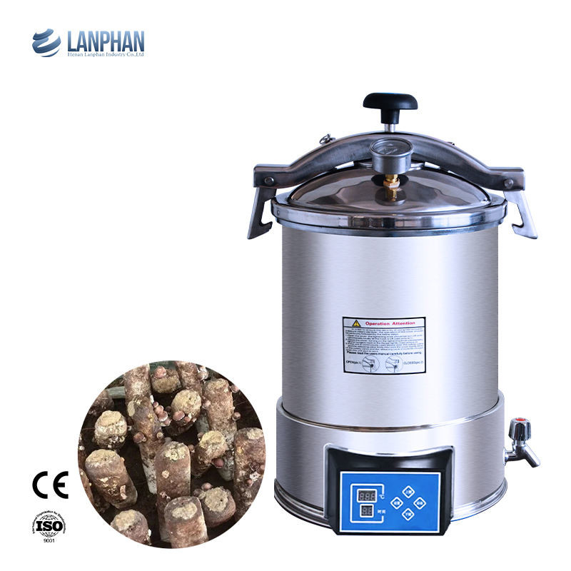 เครื่องนึ่งฆ่าเชื้อด้วยความร้อนไฟฟ้า 0.16 Mpa Portable Steam Autoclave