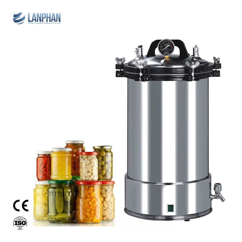 เครื่องนึ่งฆ่าเชื้อด้วยความร้อนไฟฟ้า 0.16 Mpa Portable Steam Autoclave