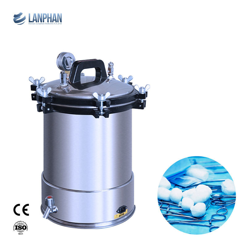 เครื่องนึ่งฆ่าเชื้อด้วยความร้อนไฟฟ้า 0.16 Mpa Portable Steam Autoclave