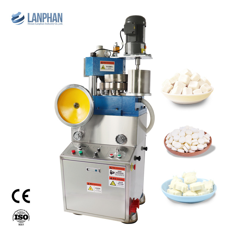 เครื่องพิมพ์แท็บเล็ต Multi-Punch Rotary Candy Tableting Machine สําหรับห้องปฏิบัติการและการผลิตยา