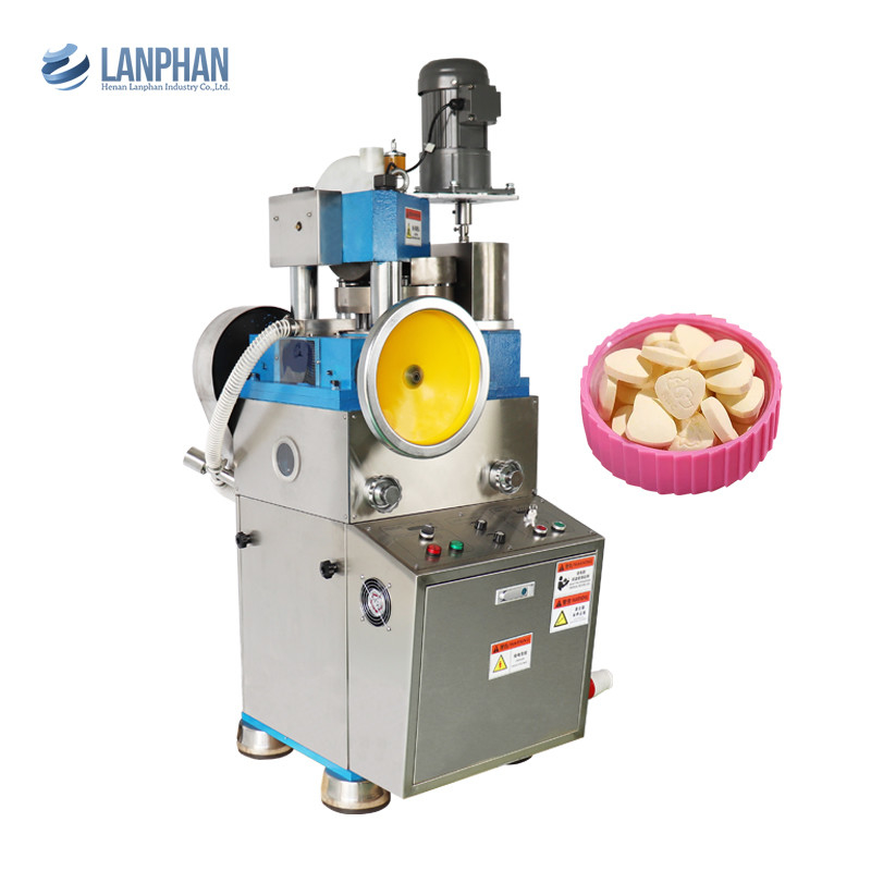 เครื่องพิมพ์แท็บเล็ต Multi-Punch Rotary Candy Tableting Machine สําหรับห้องปฏิบัติการและการผลิตยา