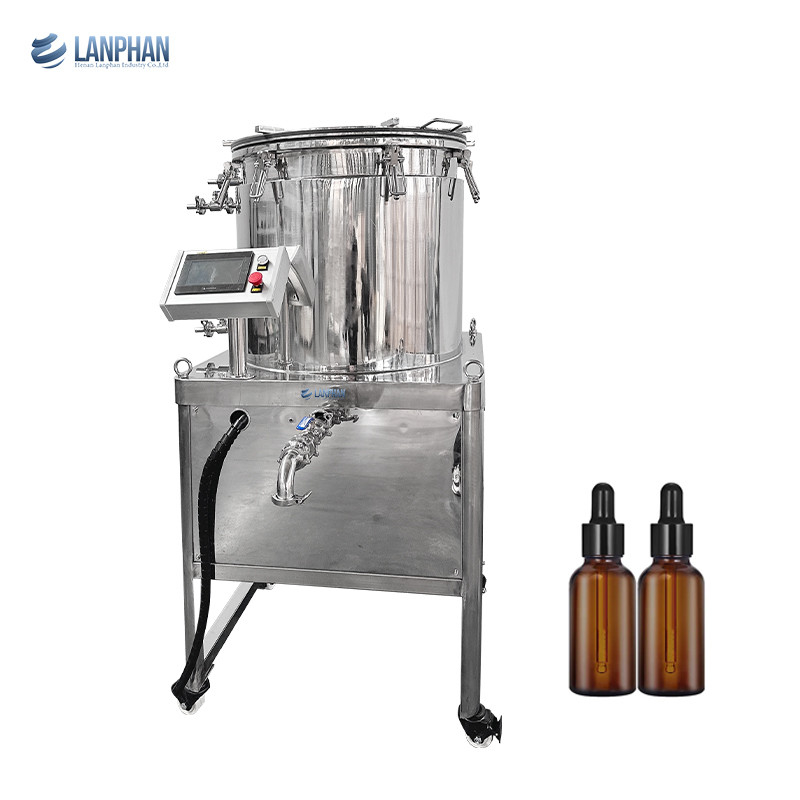 เครื่องสกัดน้ําแข็งแบบพาณิชย์ เครื่องสกัดน้ําที่ไม่มีสารละลาย Bubble Hash Vortex Trichome Separator การสกัด