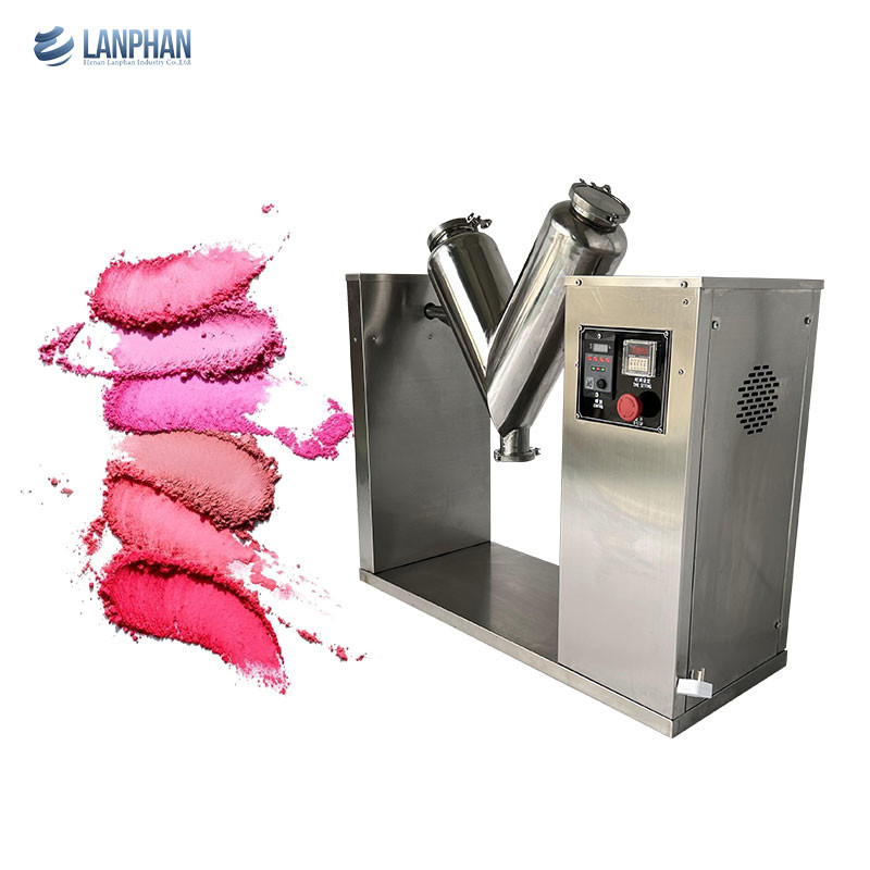2l-300l เครื่องผสมผงอุตสาหกรรม Single Double Arm V Type Mixer เครื่องผสมเศษผงแห้ง