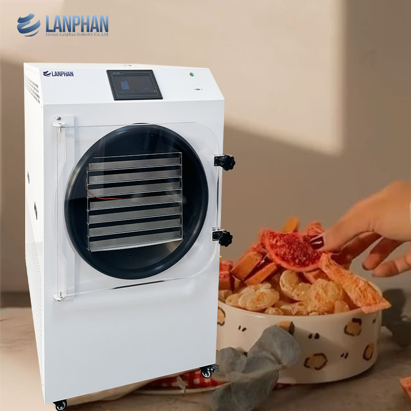 Lanphan 7-Tray Medium Home Freeze Dryer สีดํา สีขาว Freeze Dry At Home สําหรับผลไม้อาหาร