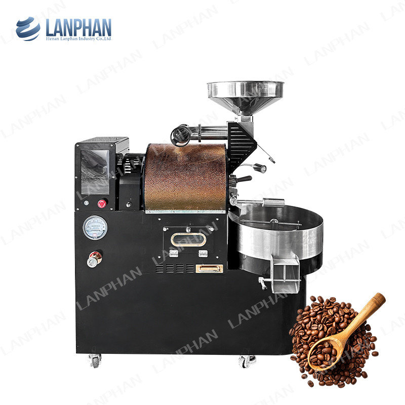 เครื่องต้มกาแฟพาณิชย์ 3 กิโลกรัม เครื่องต้มกาแฟถั่วอัตโนมัติสําหรับร้านกาแฟ