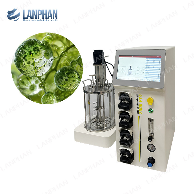 ยีสต์ สปิโรลินา กล่องห้องทดลอง Bioreactor Fermenter Bioreactor สัตว์ Cell Culture Bioreactor 10L/5L
