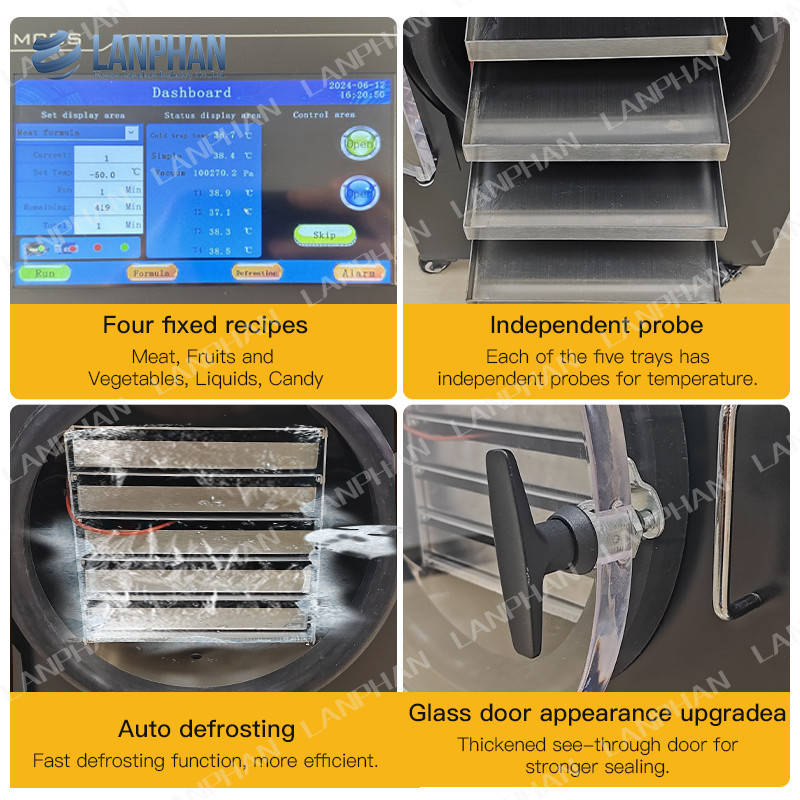 HFD-5 4-6KG / batch เครื่องแห้งแบบต้มเย็นขนาดเล็ก เครื่องแห้งแบบต้มเย็นแบบบ้านขนาดเล็ก