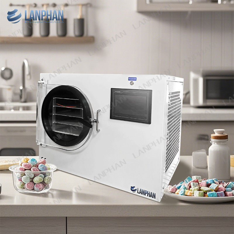 ขนาดเล็ก อาหาร ผลไม้ นม ยา Lyophilizer เครื่องแห้งแข็งสําหรับบ้าน