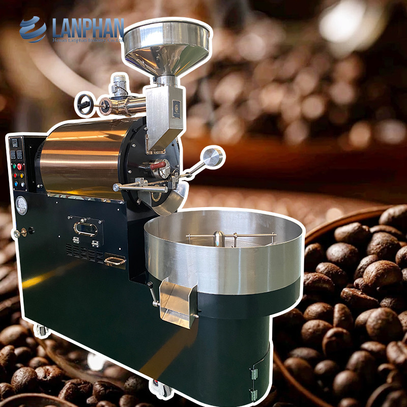 1-6 กิโลกรัม/ชุด ก๊าซไฟฟ้า อากาศร้อน ถั่วกาแฟ อุปกรณ์เบเกอรี่ เครื่องแปรงกาแฟ