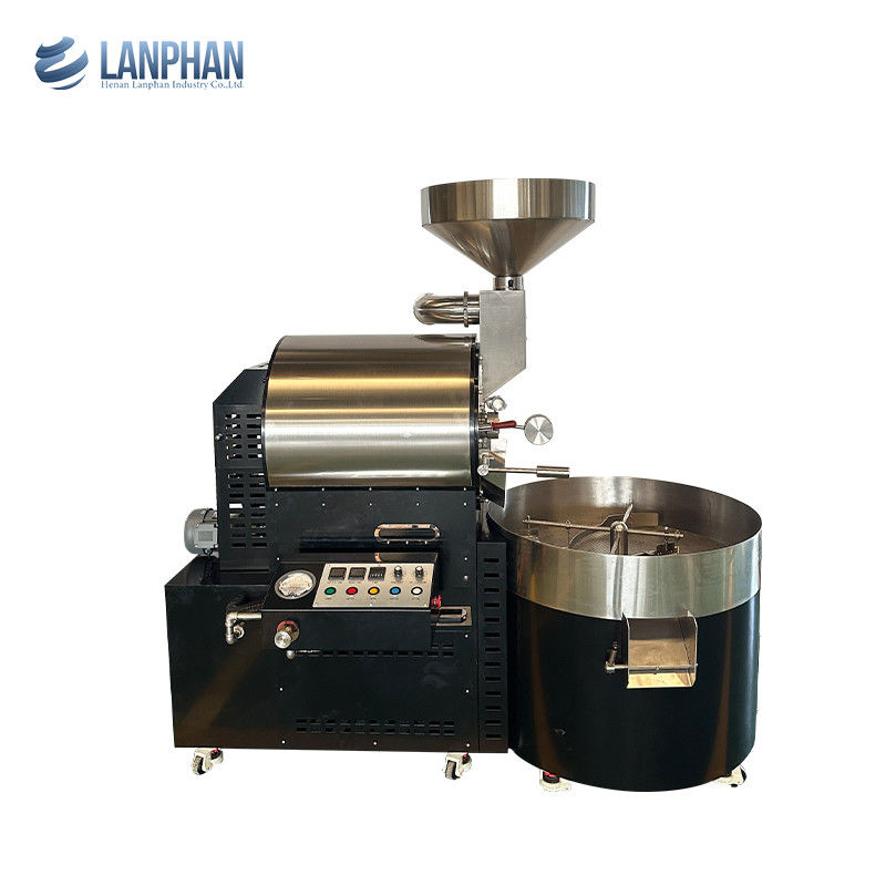 ครึ่งอากาศร้อน Roaster Drum ครึ่งอากาศร้อน กาแฟ Roaster กาแฟ Roaster เครื่องสําหรับโรงงาน