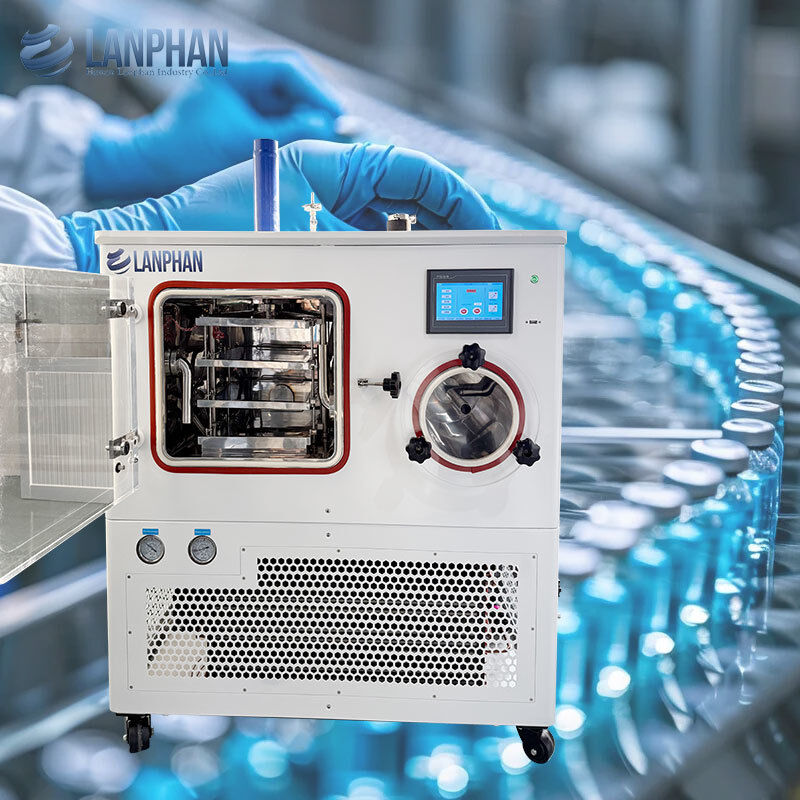 8 กิโลกรัม/ชุด Lyophilization อุตสาหกรรมแล็บ เครื่องแห้งแข็ง ยา, ผลิตภัณฑ์จุลินทรีย์