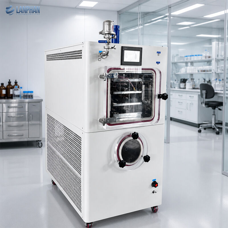 0.3m² Pilot Freeze Dryer with 4kg/Batch Capacity and Stainless Steel Construction for Pharmaceutical Lyophilization