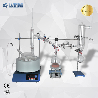 Lab Short Path Fractional Molecular Distillation Kit 5 ลิตร