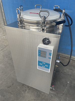 เครื่องนึ่งฆ่าเชื้อด้วยไอน้ำแรงดันแนวตั้ง Autoclave Medical Equipment Automatic