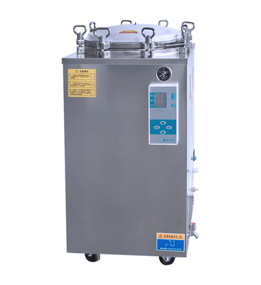 เครื่องนึ่งฆ่าเชื้อด้วยไอน้ำแรงดันสูง Autoclaves ความปลอดภัยสูง 150L แนวตั้ง 0.22Mpa