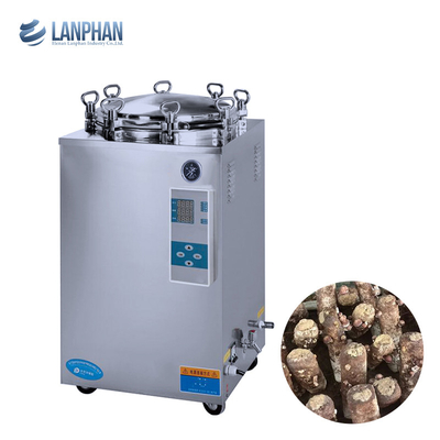 อุปกรณ์เพาะเห็ด 150L เครื่องนึ่งฆ่าเชื้อด้วยไอน้ำในแนวตั้ง