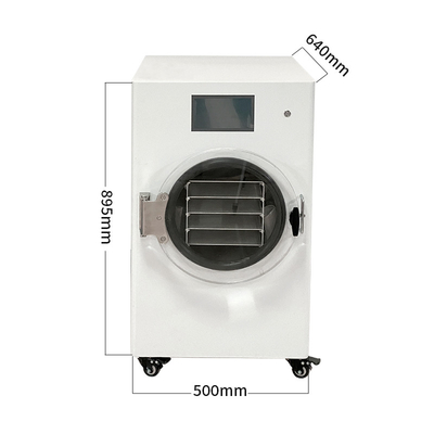 เครื่องทำแห้งแช่แข็งสูญญากาศขนาดเล็กในครัวเรือน Lyophilizer 2300W สำหรับเนื้อผลไม้อาหารสัตว์เลี้ยง 220v