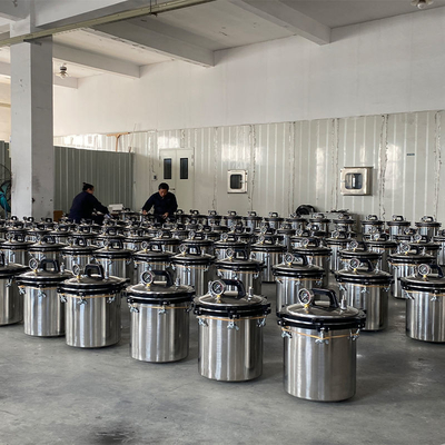 18L 24L Digital Steam Sterilizer Autoclaves สำหรับเห็ด
