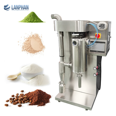 อัตราการระเหย 2000ml/h สแตนเลส เครื่องเป่าเครื่องแห้งห้องปฏิบัติการ เครื่องทําผง