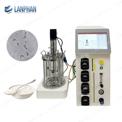 มินิไมโครเบียล / แบคทีเรีย Fermenter Bioreactor 1l Lab Fermenter Bioreactor สําหรับผึ้ง