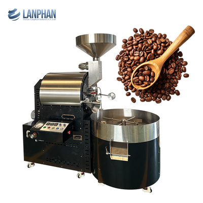 ครึ่งอากาศร้อน Roaster Drum ครึ่งอากาศร้อน กาแฟ Roaster กาแฟ Roaster เครื่องสําหรับโรงงาน