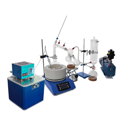 40W 2L Double Short Path Distillation Equipment 100rpm