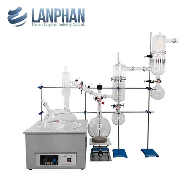 สูญญากาศ 20 ลิตร Cbd Glass Fractional Distillation Kit