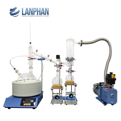 อุปกรณ์กลั่นแบบทางสั้น Lab Crystallizer บอโรซิลิเกตสูง G3.3