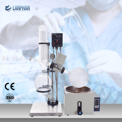 5L Industrial Electric Rotary Evaporator น้ำมันเชื้อเพลิงความจุขนาดใหญ่